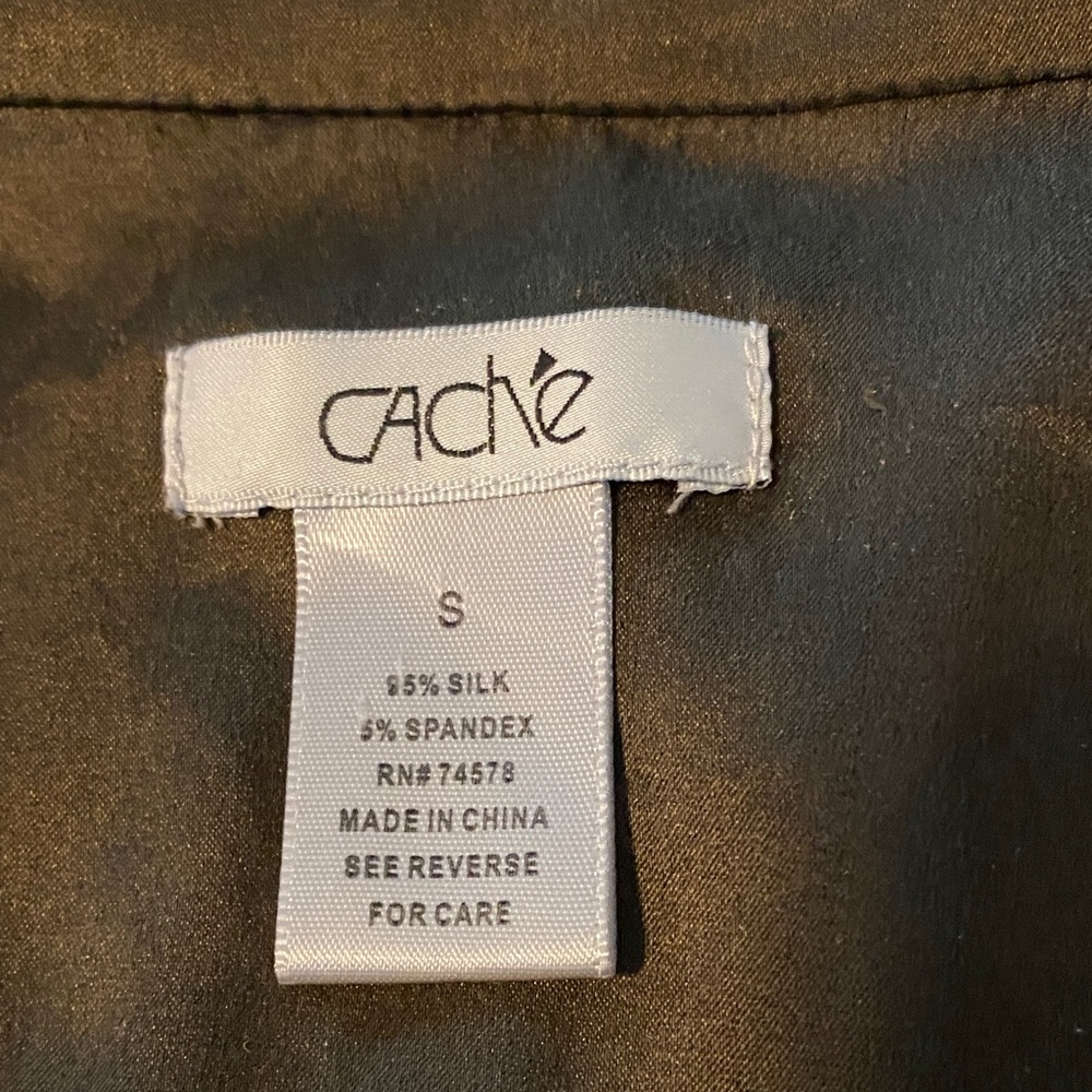 Cache Brown Utility Jacket With Gold Accents - image 3